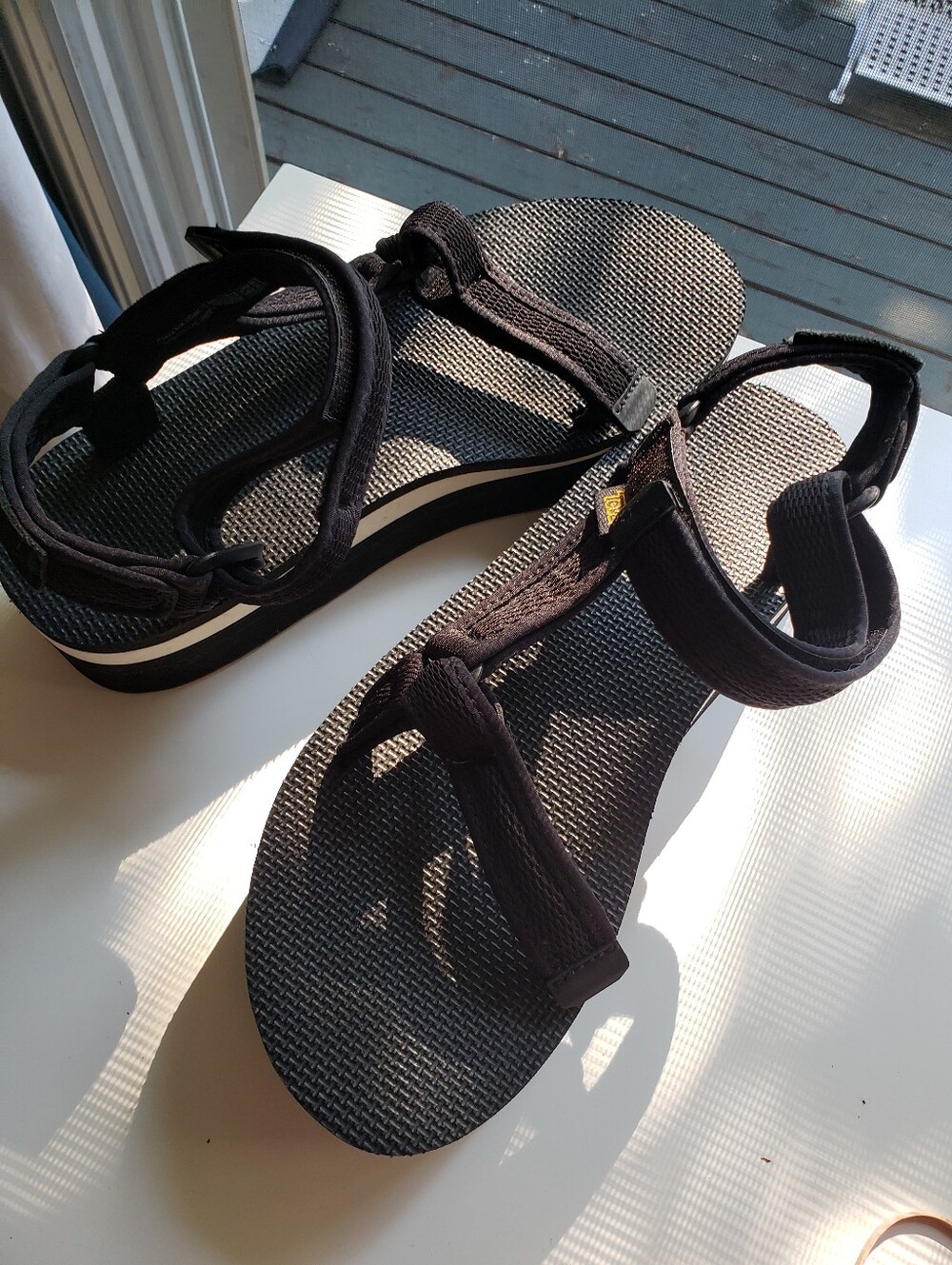 Teva Women's Flatform Universal Mesh Print Sandals